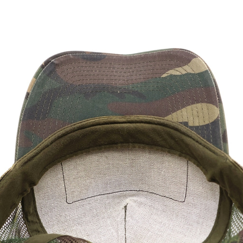 CHROME HEARTS(クロムハーツ) OLD TRUCKER CAP オールド クロスボール メッシュキャップ 迷彩 カモ柄 レディース