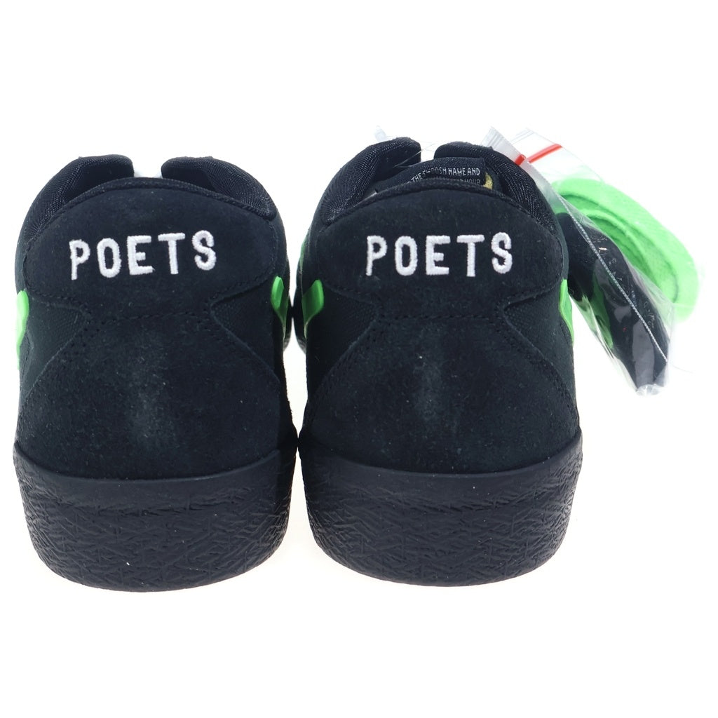 NIKE(ナイキ) Poets × Nike SB Bruin QS ポエット × ナイキ SB ブルイン QS ローカットスニーカー ブラック/グリーン US10.5/28.5CM