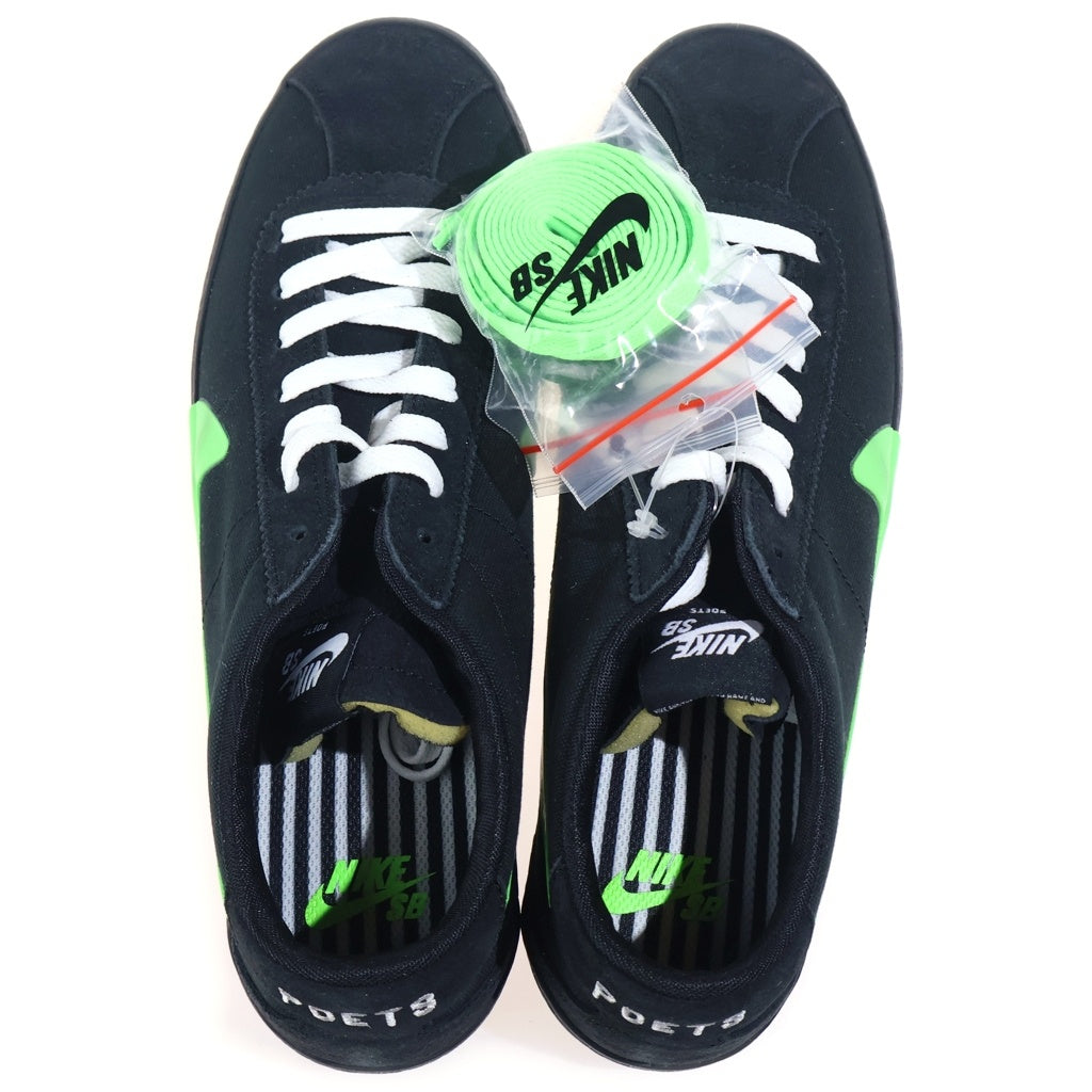 NIKE(ナイキ) Poets × Nike SB Bruin QS ポエット × ナイキ SB ブルイン QS ローカットスニーカー ブラック/グリーン US10.5/28.5CM