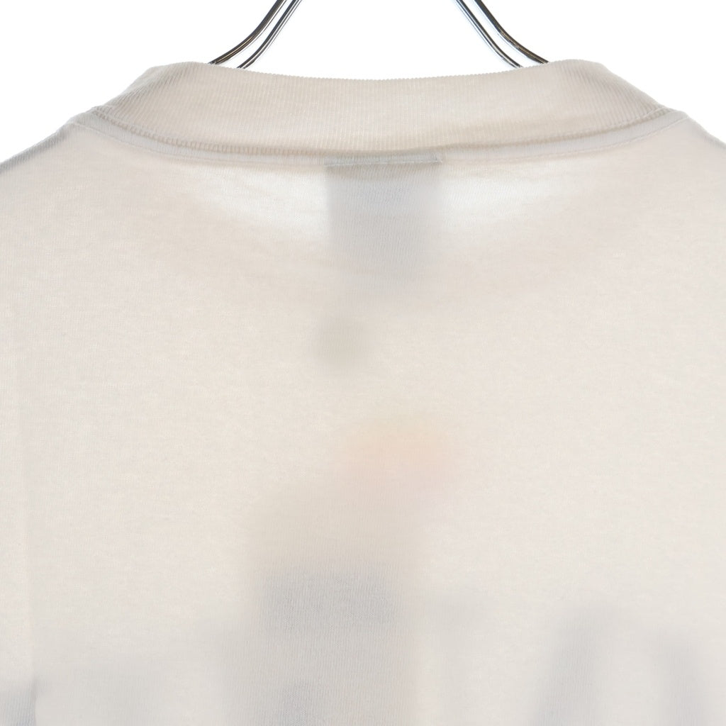 NO BRAND(ノーブランド) mononoke・made【モノノケ・メイド】26SS SS T-SHIRT ロゴ プリント クルーネック半袖Tシャツカットソー ホワイト MT-MK8-0000-001