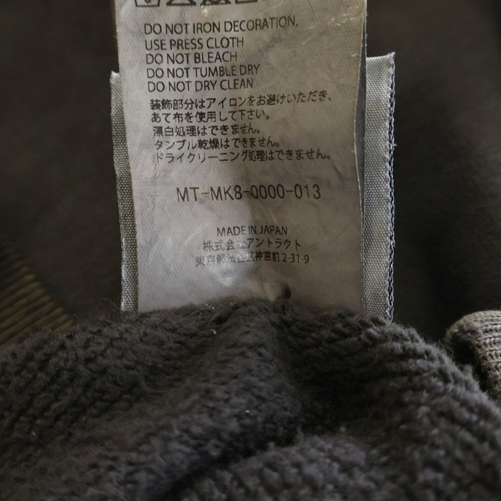 NO BRAND(ノーブランド) mononoke・made【モノノケ・メイド】26SS CREW NECK SWEAT 龍 ドラゴン プリント クルーネックスウェットトレーナー グレー MT-MK8-0000-013
