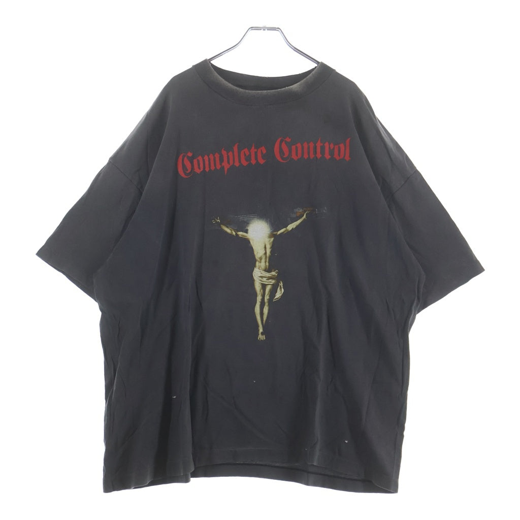 SAINT MICHAEL(セントマイケル) 25AW S/S T-SHIRT BIRTH AND DEATH 両面プリント 半袖Tシャツ カットソー ブラック SM-HR1-0000-007