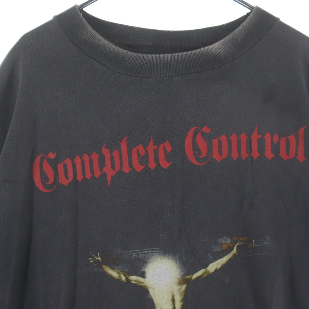 SAINT MICHAEL(セントマイケル) 25AW S/S T-SHIRT BIRTH AND DEATH 両面プリント 半袖Tシャツ カットソー ブラック SM-HR1-0000-007