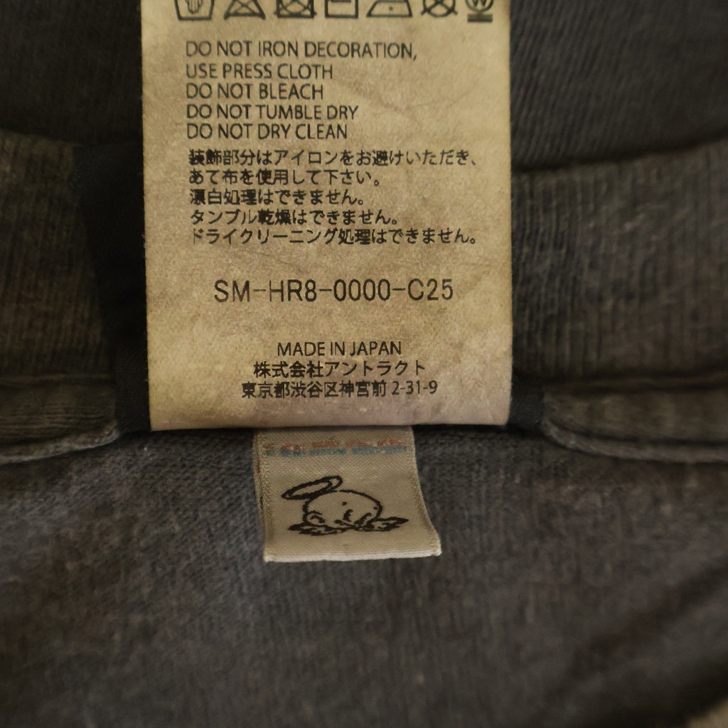 SAINT MICHAEL(セントマイケル) 25AW S/S T-SHIRT BIRTH AND DEATH 両面プリント 半袖Tシャツ カットソー ブラック SM-HR1-0000-007