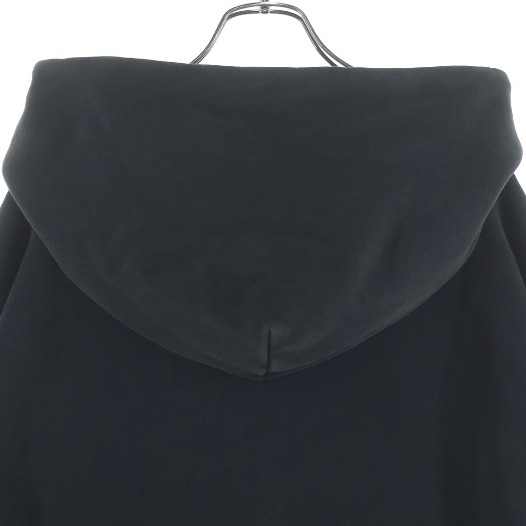 entire studios(エンタイア スタジオ) 25AW HEAVY HOOD WASHED BLACK ヘビーウェイト ウォッシュド加工 プルオーバースウェットフーディー ブラック UNU-25-1012-WBXL