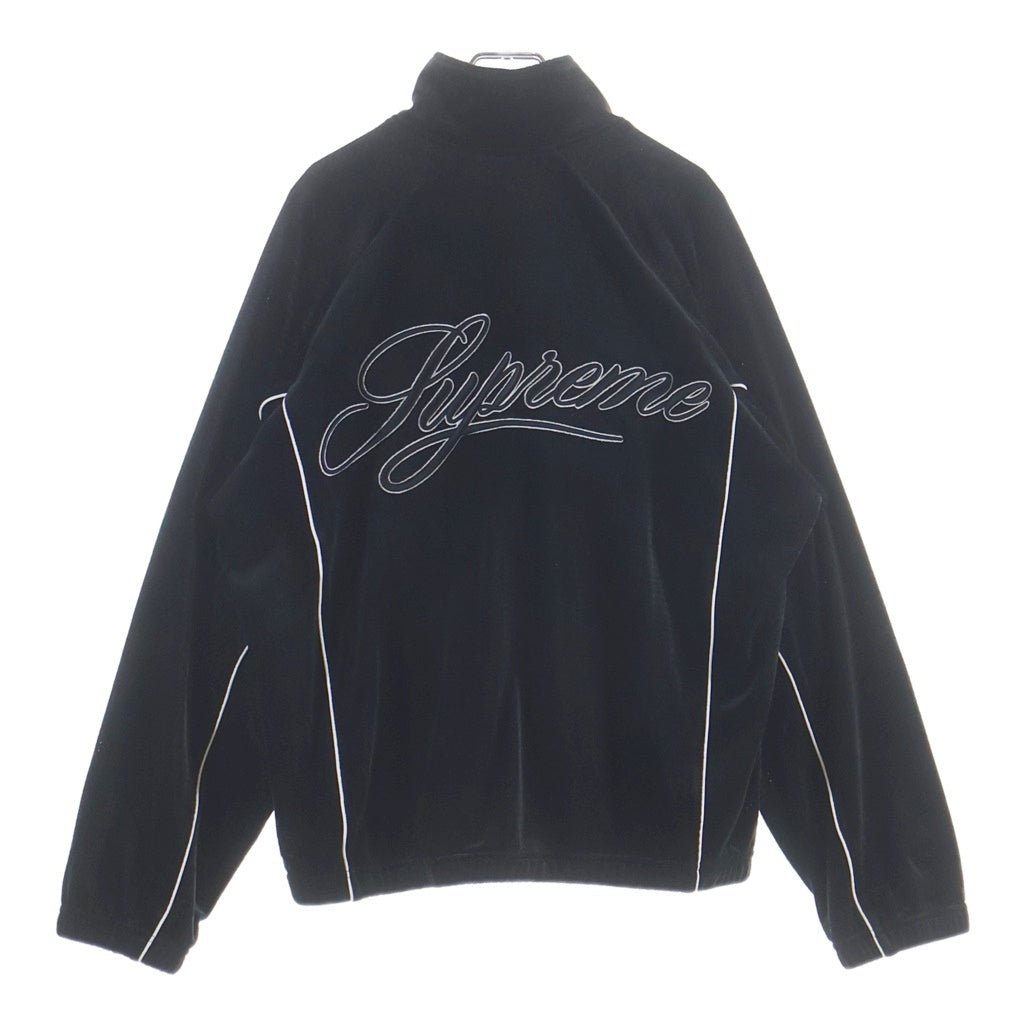 SUPREME(シュプリーム) 26SS Velour Mesh Track Jacket ベロアメッシュジップアップトラックジャケット ブラック