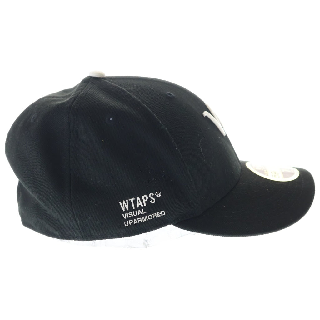 WTAPS(ダブルタップス) ×NEW ERA 59FIFTY ロゴ刺繍 ベースボールキャップ 帽子 ブラック