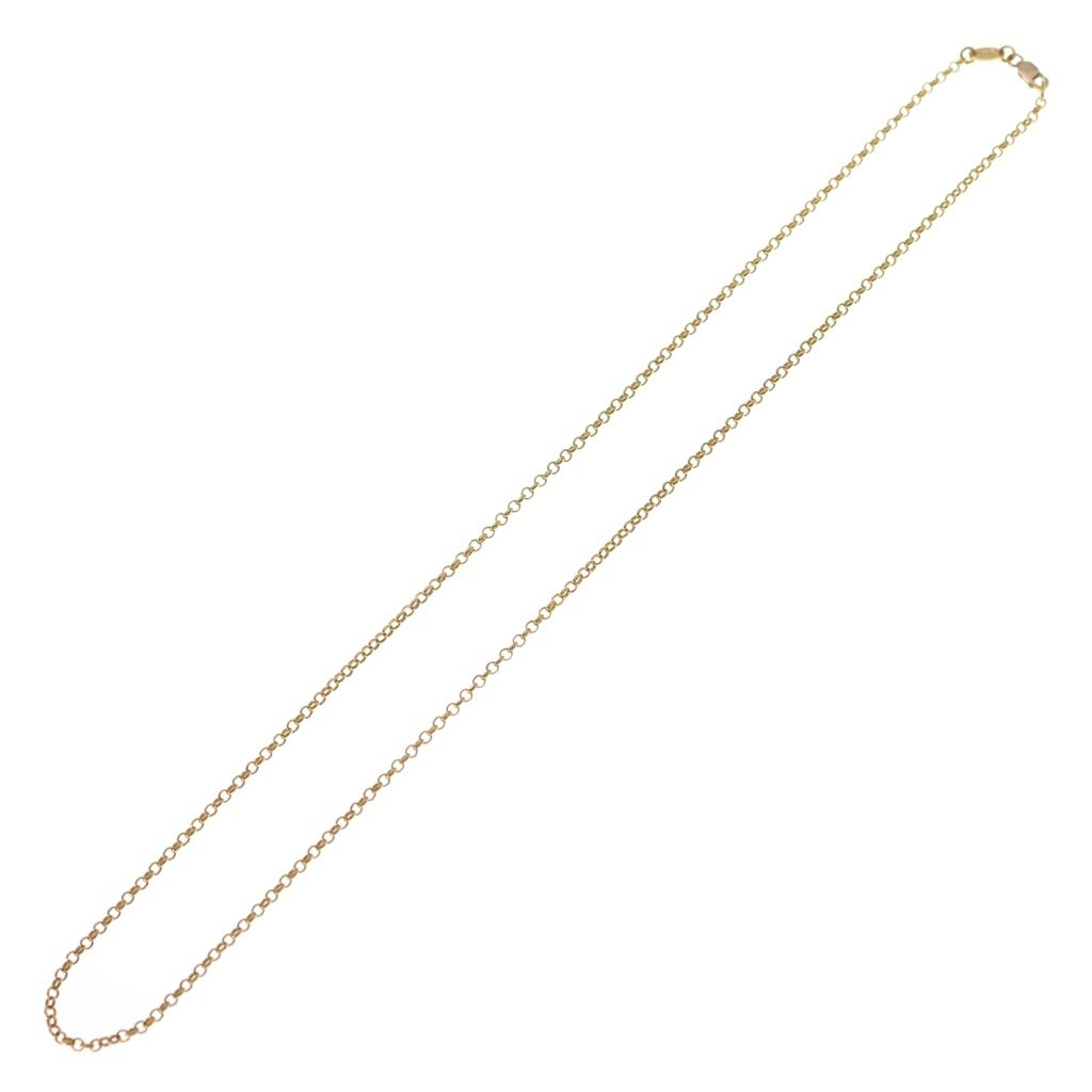 CHROME HEARTS(クロムハーツ) 22K NECKCHAIN R20 ロールチェーンネックレス 20inch ゴールド BCA011