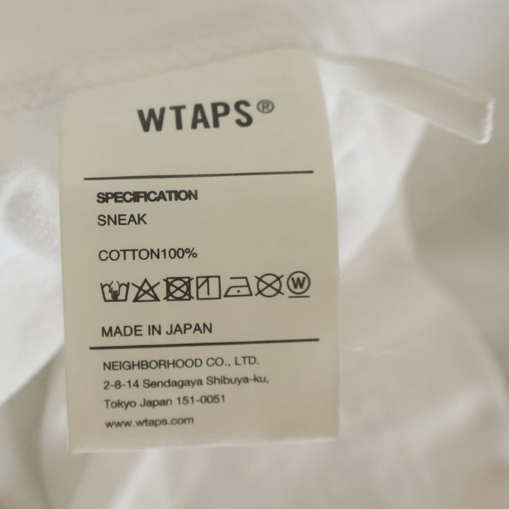 WTAPS(ダブルタップス) 25AW PROTECTED BY TERRITORIAL L/S Tee 両面プリント クルーネック長袖Tシャツカットソー ロングスリーブ ロンT ホワイト 252ATDT-TM02
