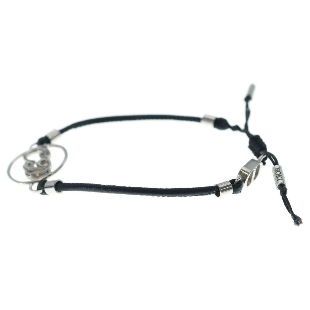 DIOR(ディオール) ×Kenny Scharf Bracelet ケニーシャーフ カーフスキン ブレスレット シルバー/ブラック