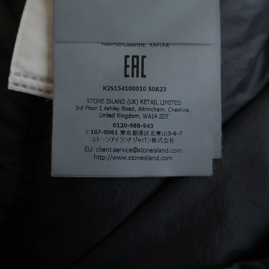 STONE ISLAND(ストーンアイランド) MOLESKIN LINED COMPASS FIELD JACKET K2S1541000107 モールスキン コンパスフィールドジャケット ダウンジャケット ブラック