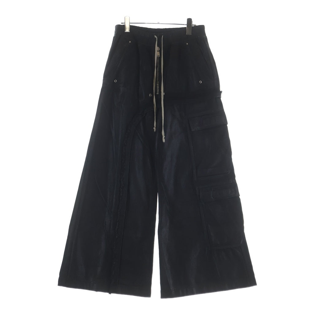DRKSHDW(ダークシャドウ) 25SS IMBALANCED DOUBLE CARGO JUMBO BELAS DU01E3375-DC インバランスド ダブル カーゴ ジャンボ ベラ ワイドパンツ ブラック