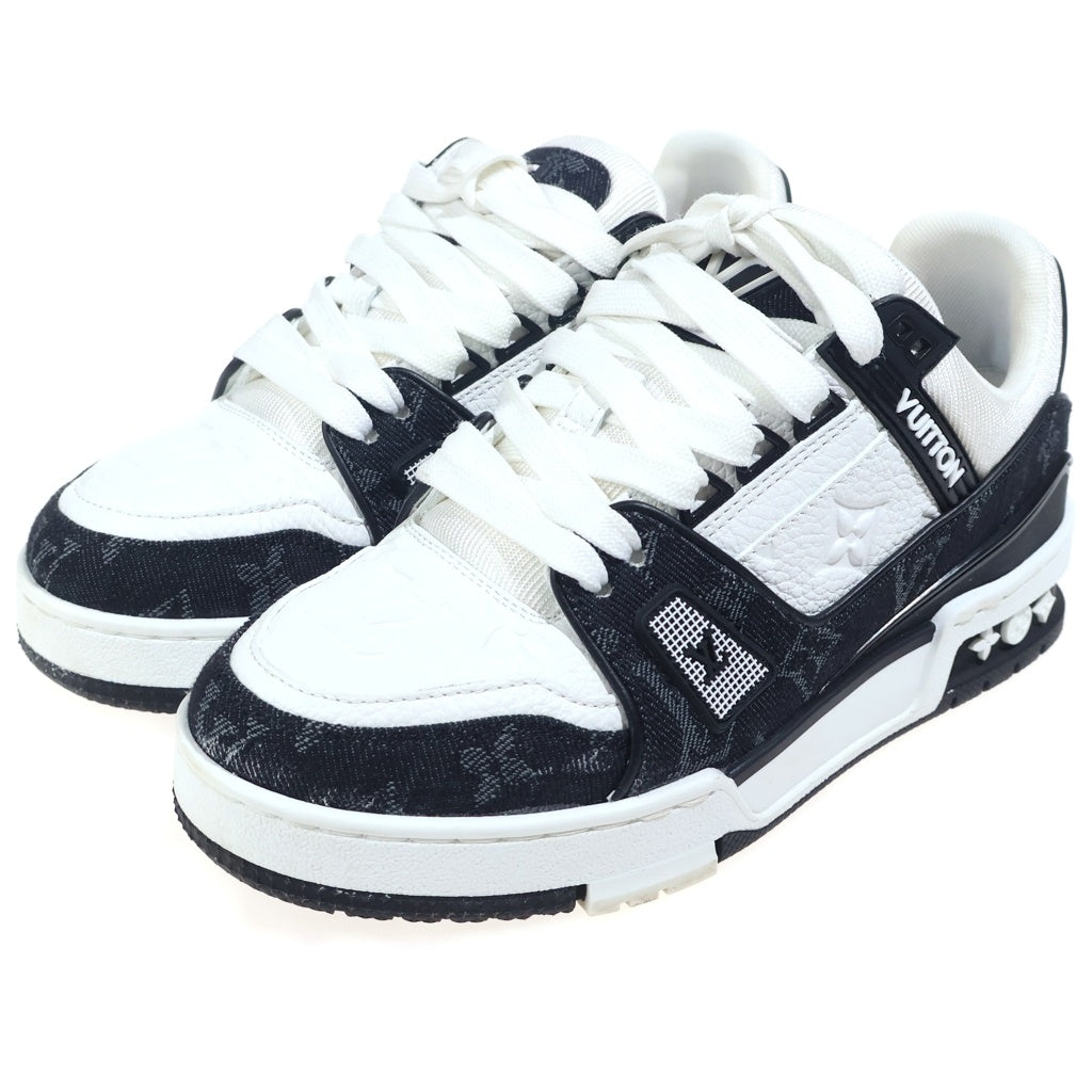 LOUIS VUITTON(ルイヴィトン) LV TRAINER 1A9JG9 LVトレーナー マキシ モノグラム レザー ローカットスニーカー ホワイト/ブラック レディース