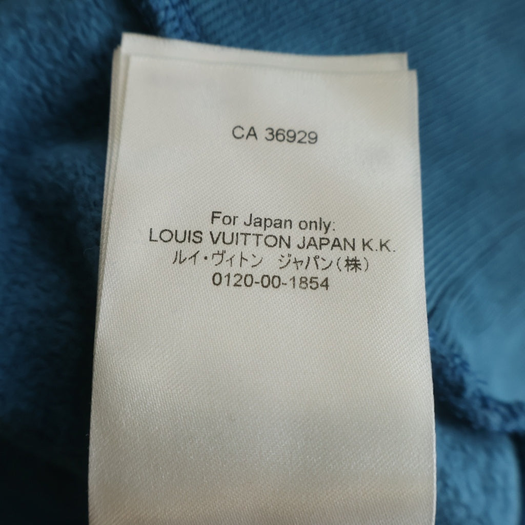 LOUIS VUITTON(ルイヴィトン) 22AW シグネチャーフーディウィズエンブロイダリー プルオーバーパーカー フーディ ブルー RM222E IHN HNY56W