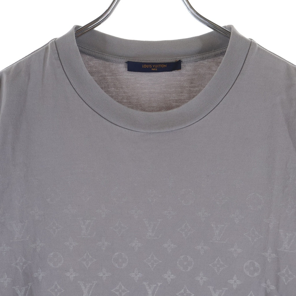 LOUIS VUITTON(ルイヴィトン) 21SS グラディエントモノグラム グラデーション クルーネック 半袖Tシャツカットソー グレー RM211Q NPG HKY42W
