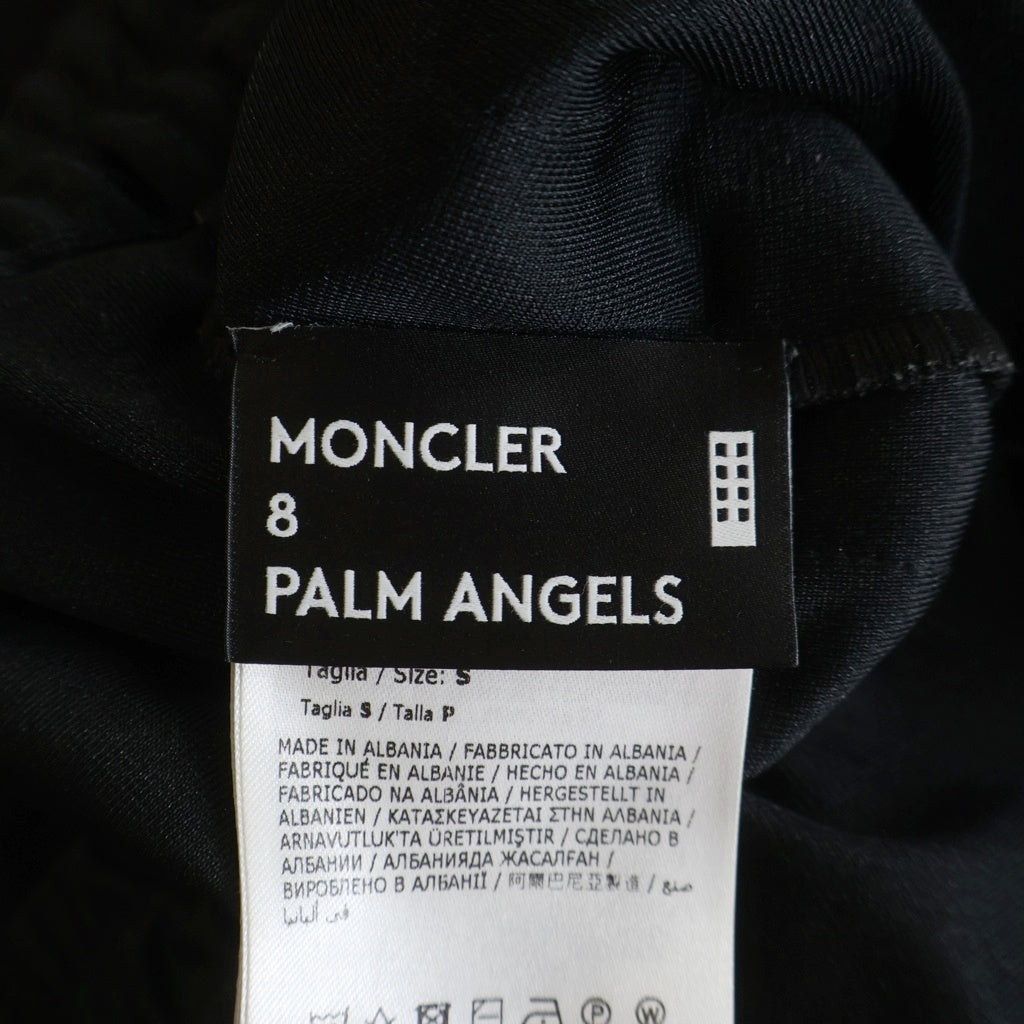 MONCLER(モンクレール) 22AW ×PALM ANGELS SIDELINE TRACK PANT H209L8H00001 パーム エンジェルス サイドライン トラック パンツ ブラック