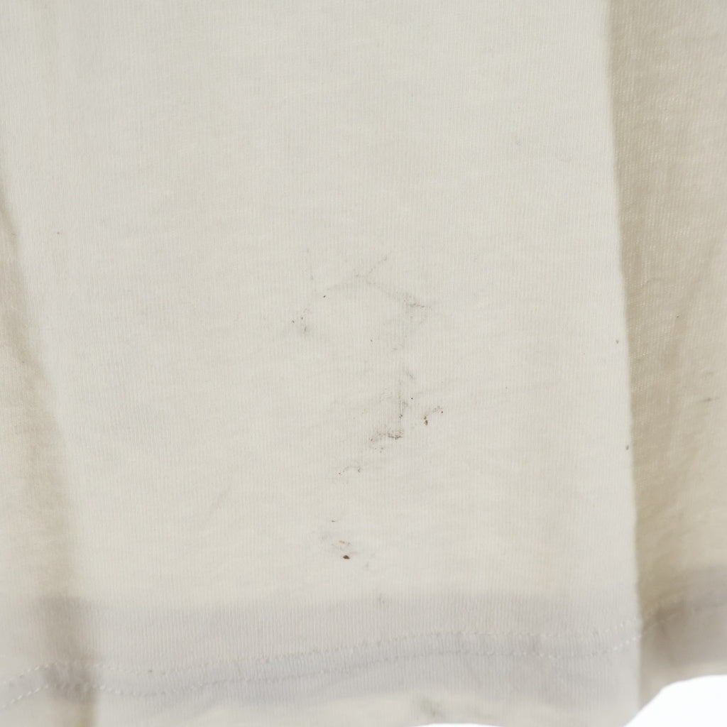 Palm Angels(パームエンジェルス) CLASSIC LOGO OVER TEE PMAB001S19413007 クラシックロゴプリント クルーネック長袖Tシャツカットソー ロンT ホワイト