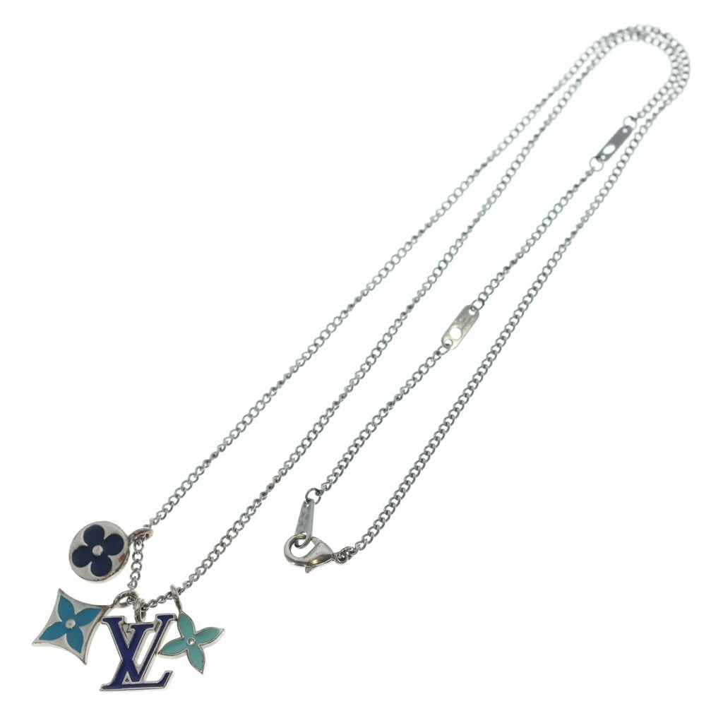 LOUIS VUITTON(ルイヴィトン) ペンダント・LV インスティンクト モノグラム チェーンネックレス シルバー M00917