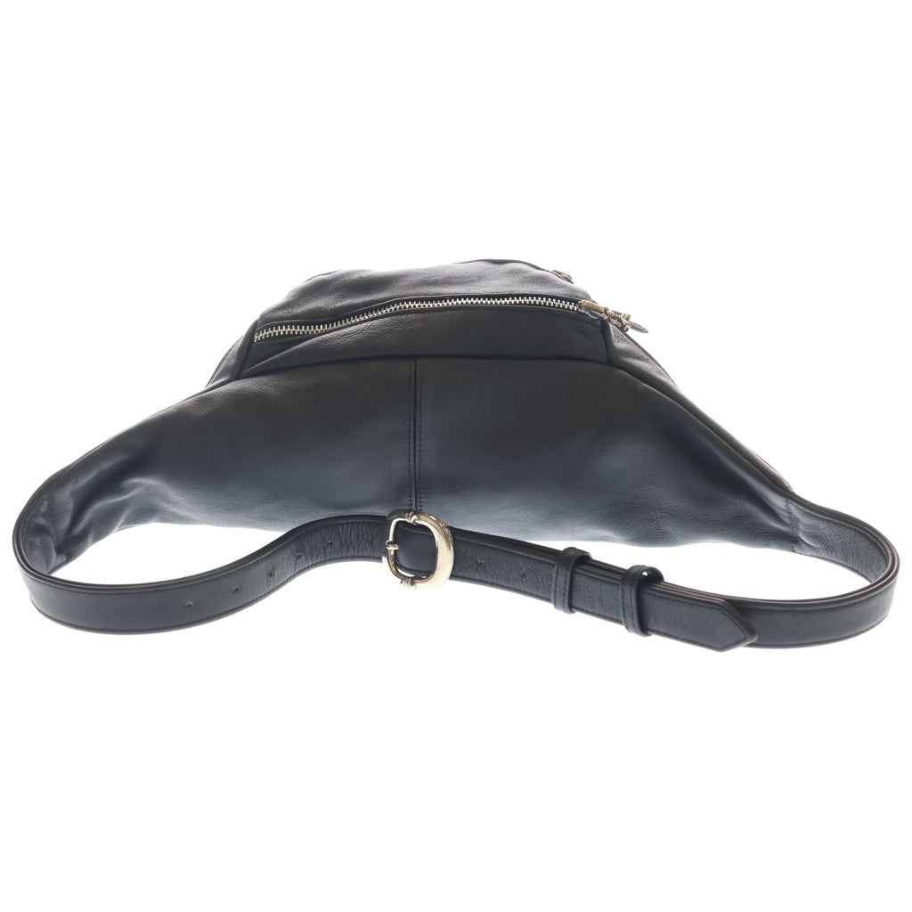 CHROME HEARTS(クロムハーツ) #1 SNAT PACK スナットパック ダガージップ ガンスリンガーベルト レザーウエストバッグ ブラック