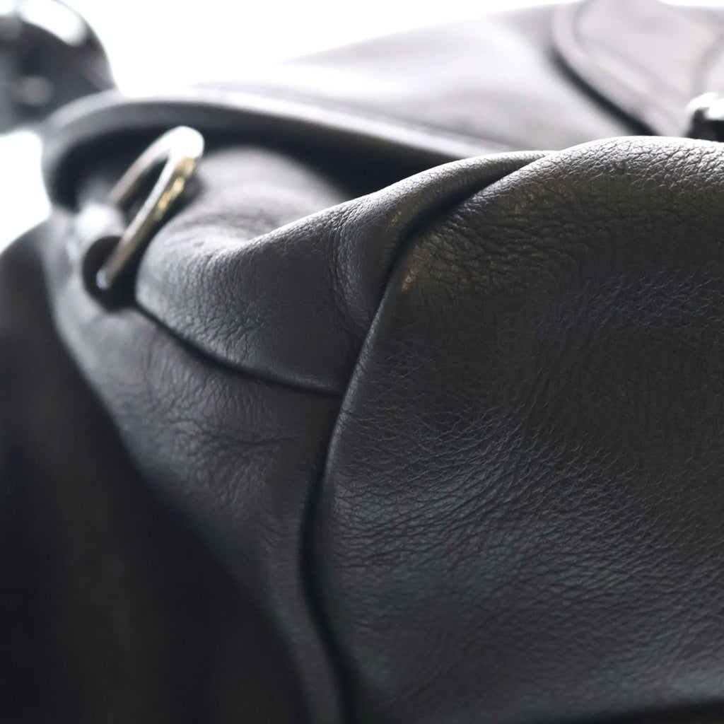 CHROME HEARTS(クロムハーツ) #1 SNAT PACK スナットパック ダガージップ ガンスリンガーベルト レザーウエストバッグ ブラック