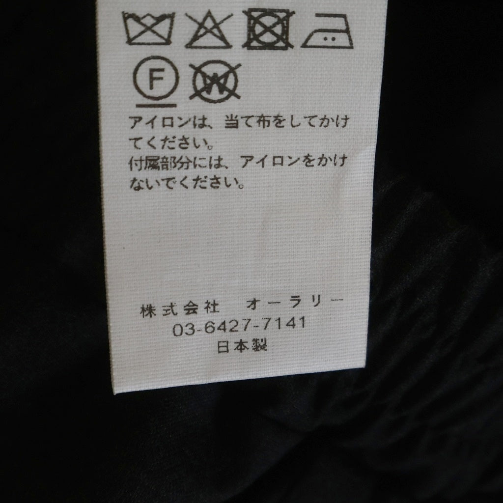 AURALEE(オーラリー) 26SS ULTRA FINE TROPICAL WOOL ZIP BLOUSON ウルトラ ファイン トロピカル ウール ジップブルゾン ジャケット グレー A26SB01MT