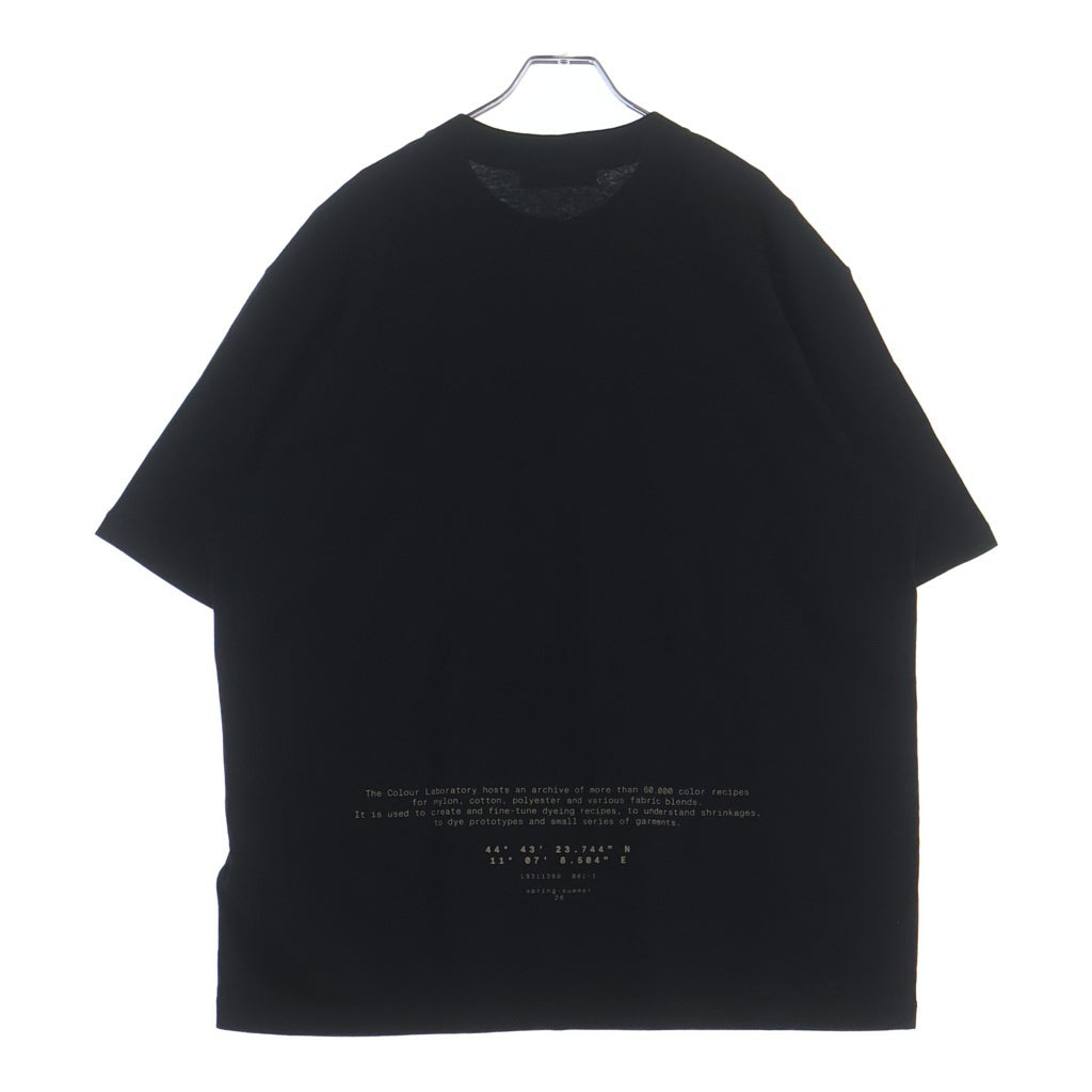 STONE ISLAND(ストーンアイランド) ORGANIC COTTON JERSEY プリントクルーネック半袖半袖Tシャツ ブラック L1S1521000001 S0362