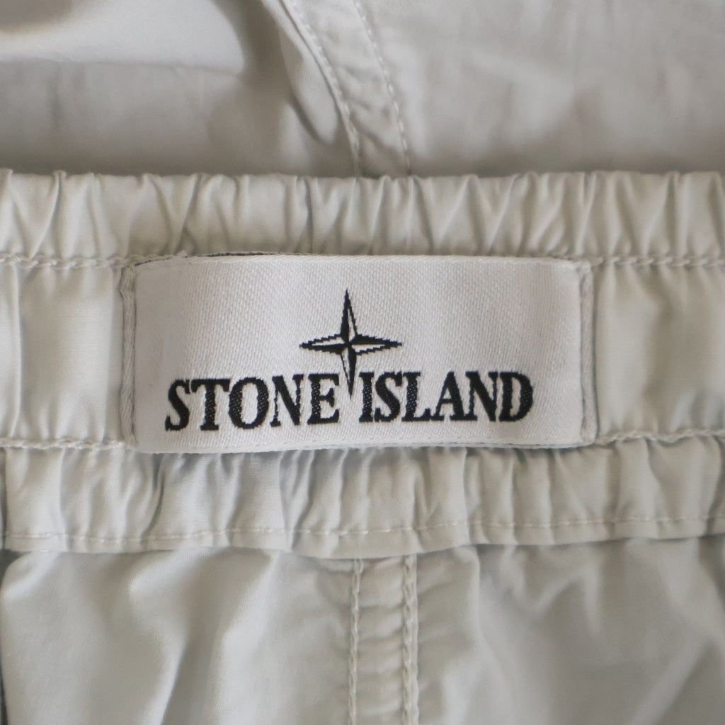STONE ISLAND(ストーンアイランド) コンパスロゴパッチ ストレッチナイロンカーゴパンツ グレー L1S153100031 S0003