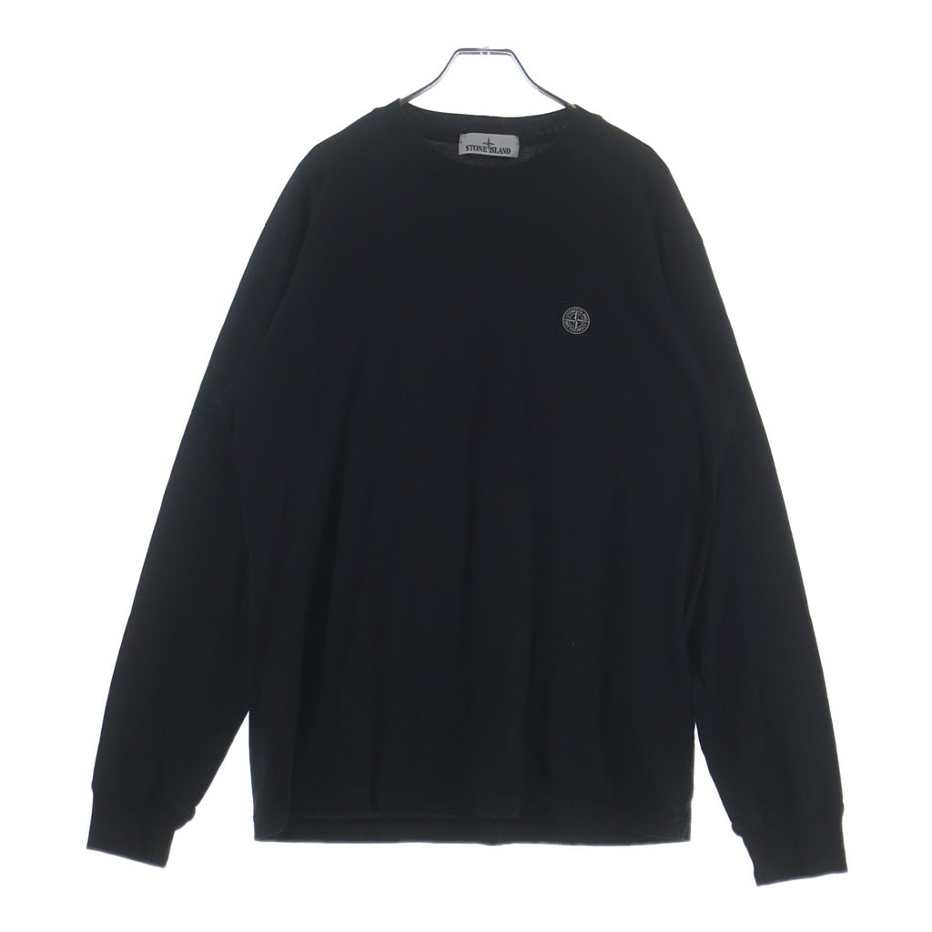STONE ISLAND(ストーンアイランド) COTTON JERSEY クルーネック 長袖Tシャツカットソー ブラック L1S152100031 S0031