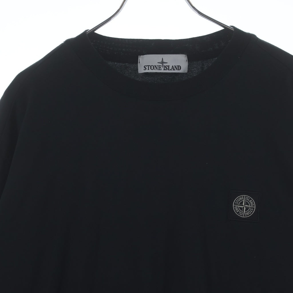 STONE ISLAND(ストーンアイランド) COTTON JERSEY クルーネック 長袖Tシャツカットソー ブラック L1S152100031 S0031