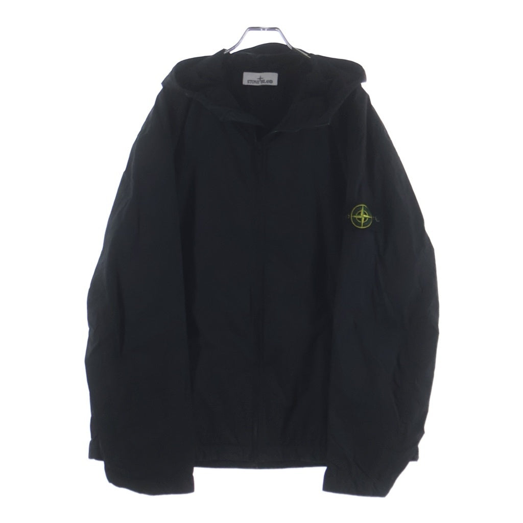 STONE ISLAND(ストーンアイランド) GARMENT DYED CRINKLE REPS NY ジップアップナイロンジャケット ブラック L1S154100001 S0A23