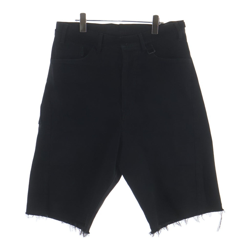 JULIUS(ユリウス) 18SS ワイドバギーデニムショーツ パンツ ブラック 617PAM21-BK