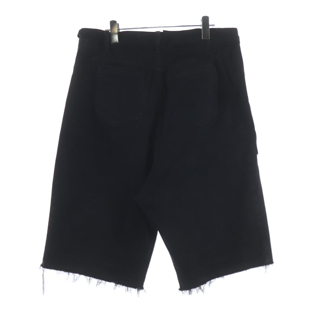 JULIUS(ユリウス) 18SS ワイドバギーデニムショーツ パンツ ブラック 617PAM21-BK