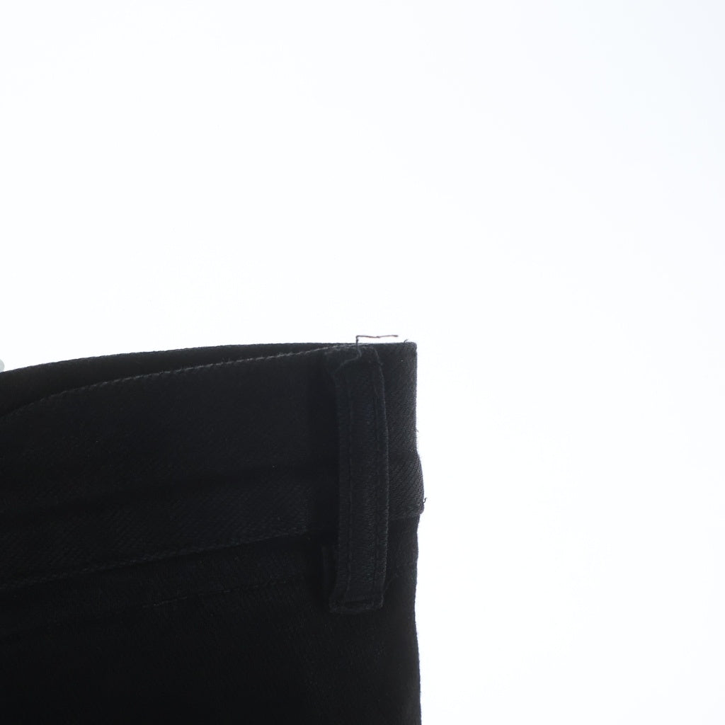 JULIUS(ユリウス) 15SS ニットデニム コーティングスキニーサルエルパンツ ブラック 497PAM39-C