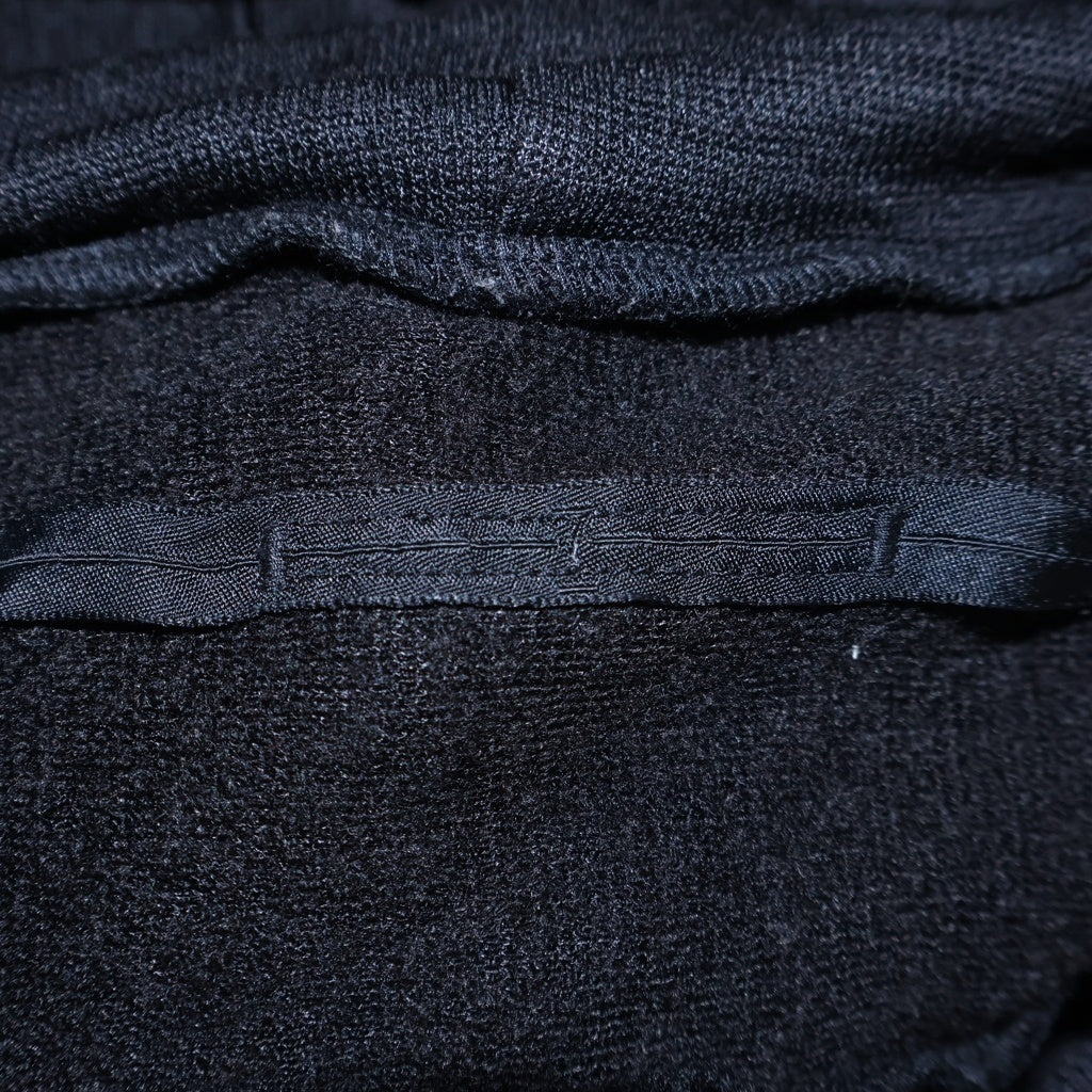 JULIUS(ユリウス) 14AW ウールロングプルオーバーパーカーフーディー ブラック 477CUM1