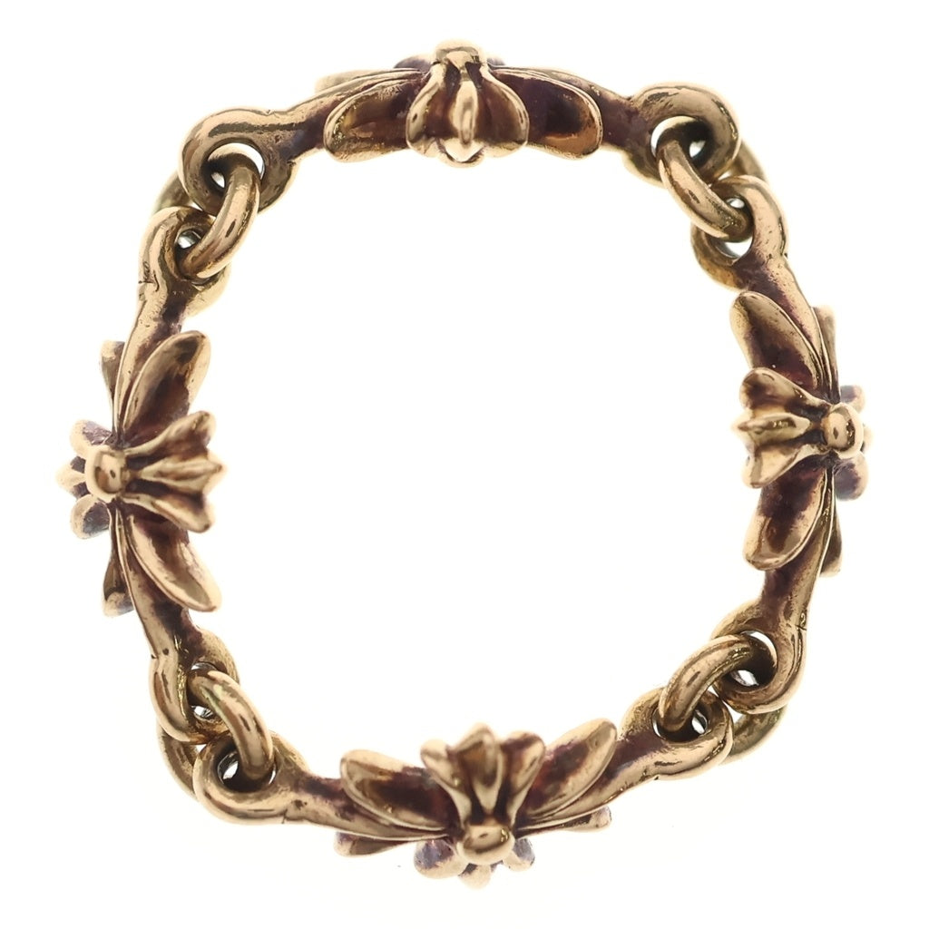 CHROME HEARTS(クロムハーツ) 22K RING TNY E CH PLS タイニーECHプラス ゴールドリング