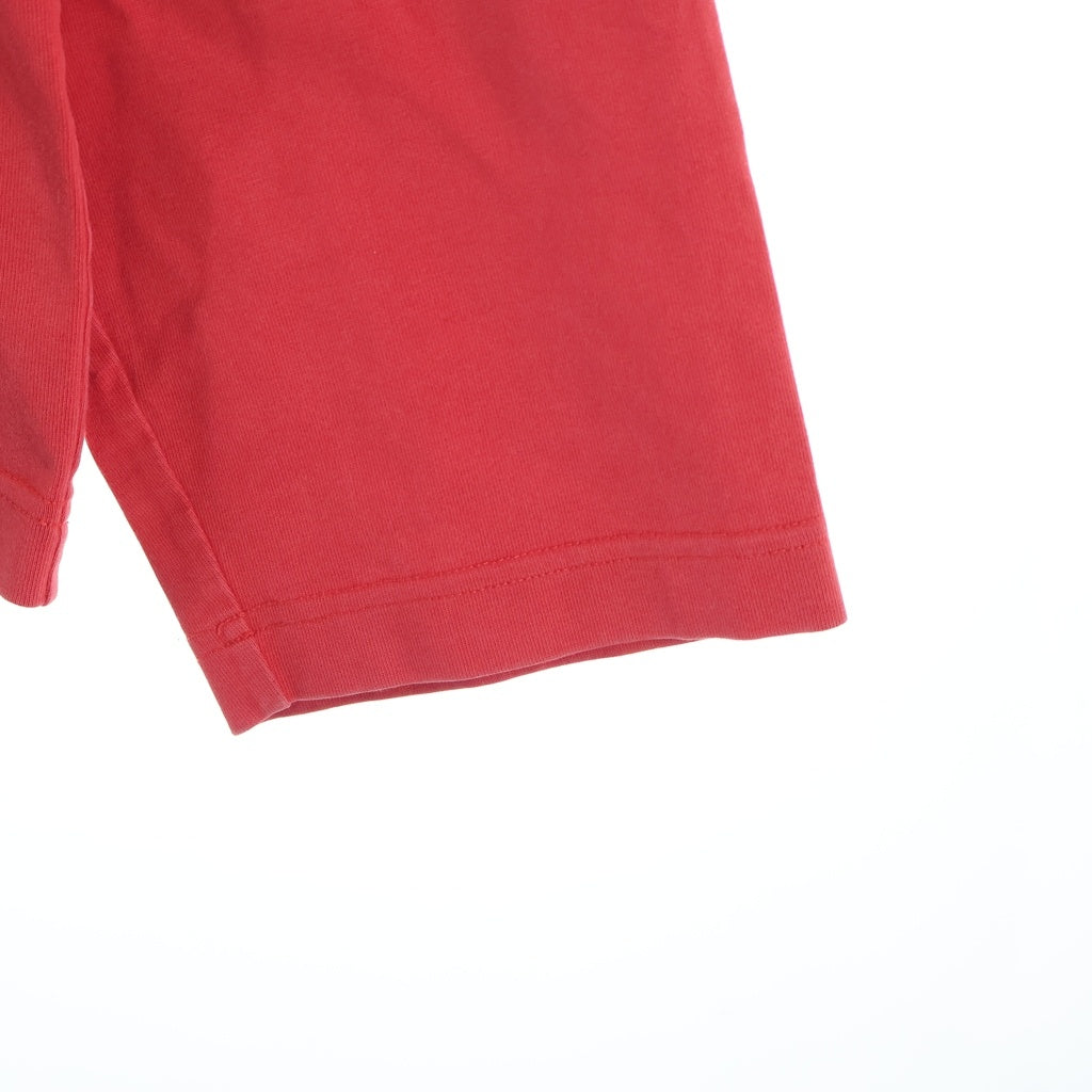 VETEMENTS(ヴェトモン) 18SS ×TOMMY HILFIGER オーバーサイズ フロントプリント ロゴ刺繍 クルーネック長袖Tシャツカットソー レッド MSS18TR45