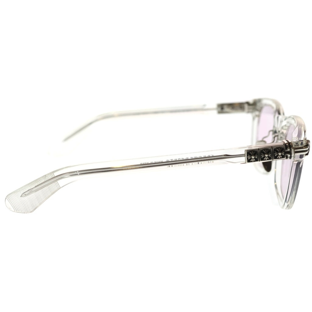 CHROME HEARTS(クロムハーツ) SMOKE SHOW-A スモークショー クリアフレーム CHプラス テンプル ウェリントン アイウェア サングラス 眼鏡 クリア 52□21‐153