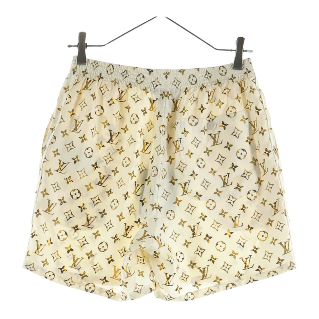 LOUIS VUITTON(ルイヴィトン) 23SS Monogram Silk shorts モノグラム シルク ショーツ アイボリー/イエロー RW231B 148 FOPO50