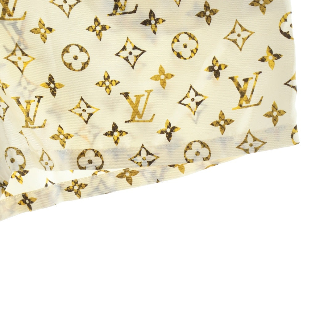 LOUIS VUITTON(ルイヴィトン) 23SS Monogram Silk shorts モノグラム シルク ショーツ アイボリー/イエロー RW231B 148 FOPO50
