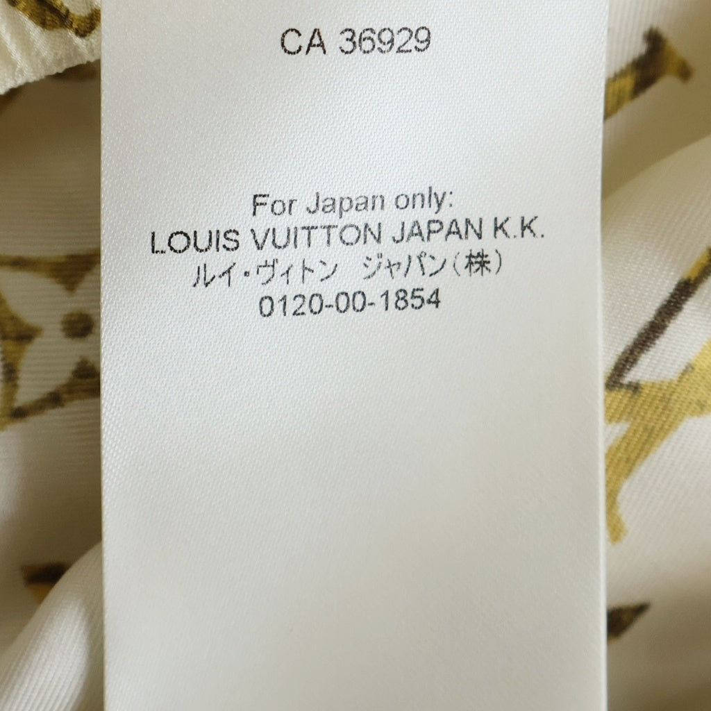 LOUIS VUITTON(ルイヴィトン) 23SS Monogram Silk shorts モノグラム シルク ショーツ アイボリー/イエロー RW231B 148 FOPO50
