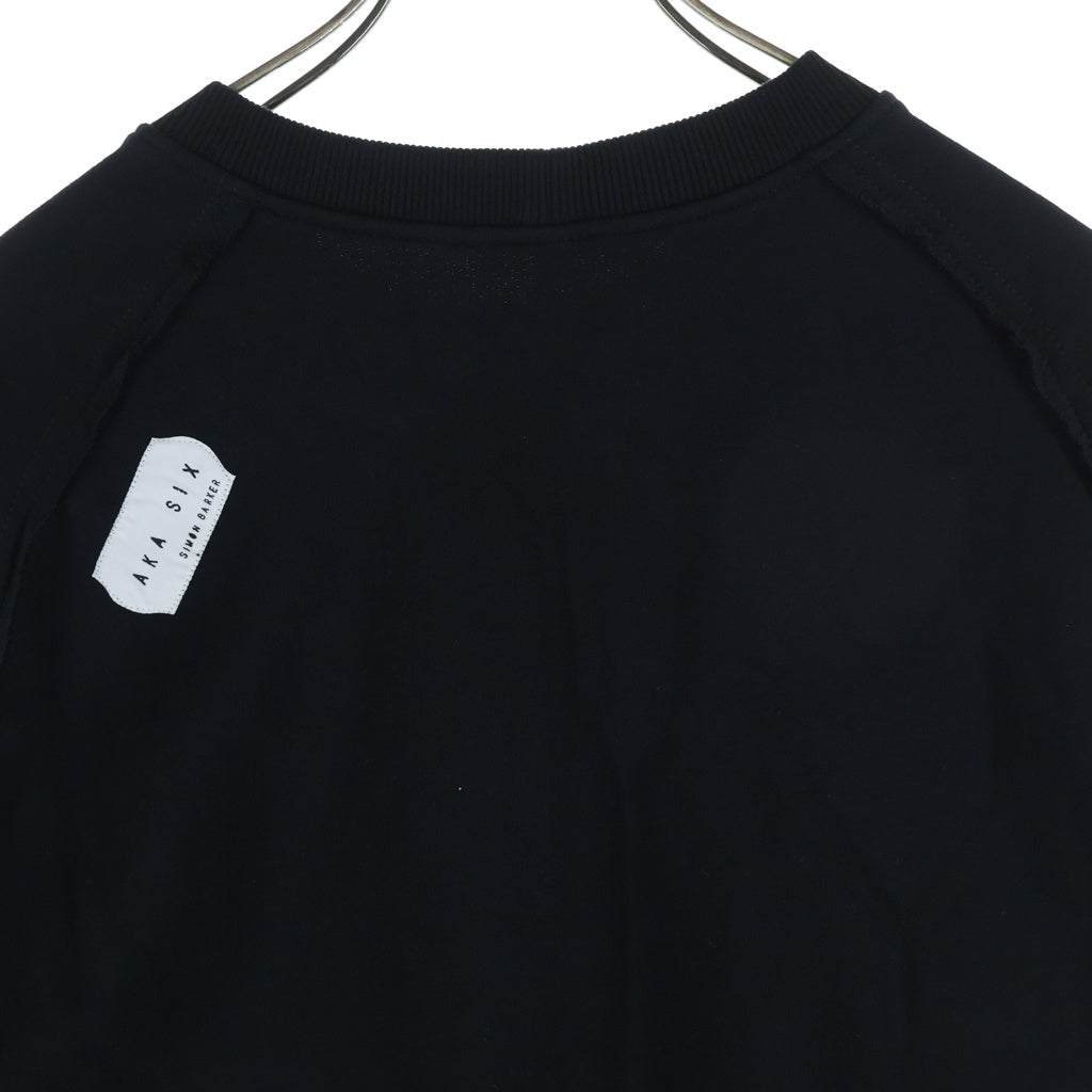 FRAGMENT DESIGN(フラグメントデザイン) ×AKA SIX SIMON BARKER MEMORIES JUMP SWEAT SHIRT エーケーエー シックス サイモン ベーカー フロントプリント クルーネックスウェットトレーナー