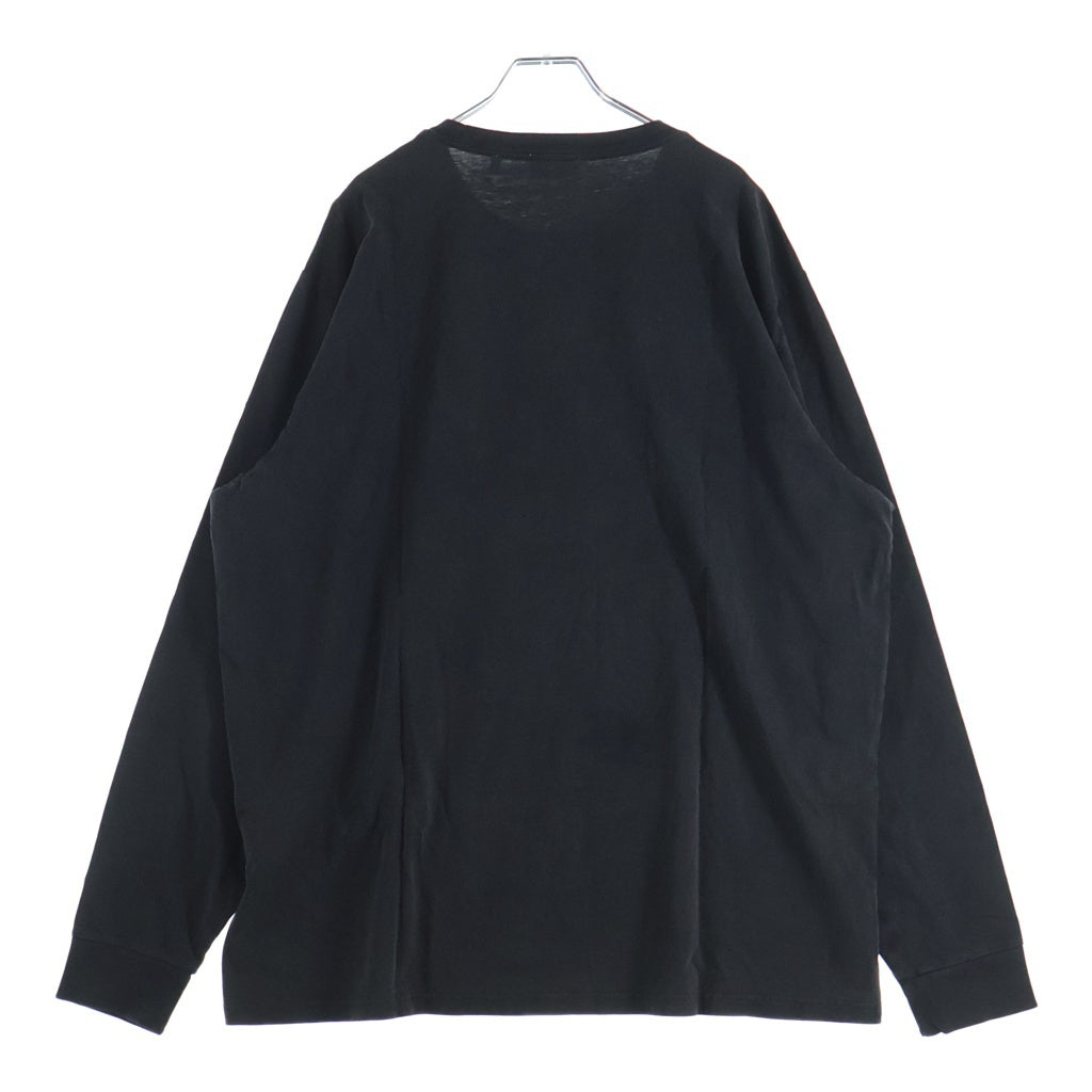 KITH(キス) 22SS 96 Classics Vintage Tee 96クラシック ヴィンテージ加工 クルーネック長袖Tシャツカットソー ロングスリーブ ロンT ブラック KHM030252