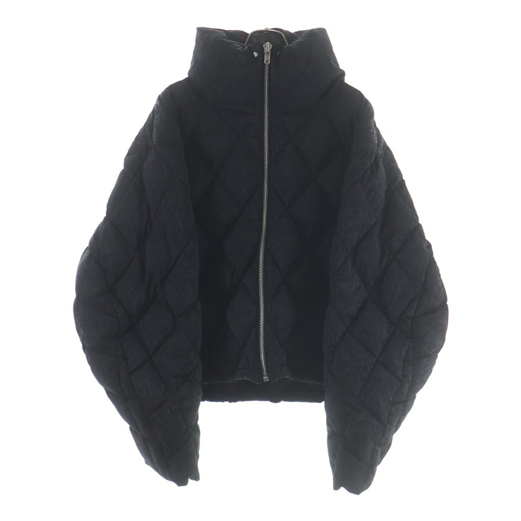 BREATH(ブレス) 25AW FAUX LEATHER SHINY QUILTING DOWN JACKET キルティング ダウンジャケット ブラック BR25AW-00019