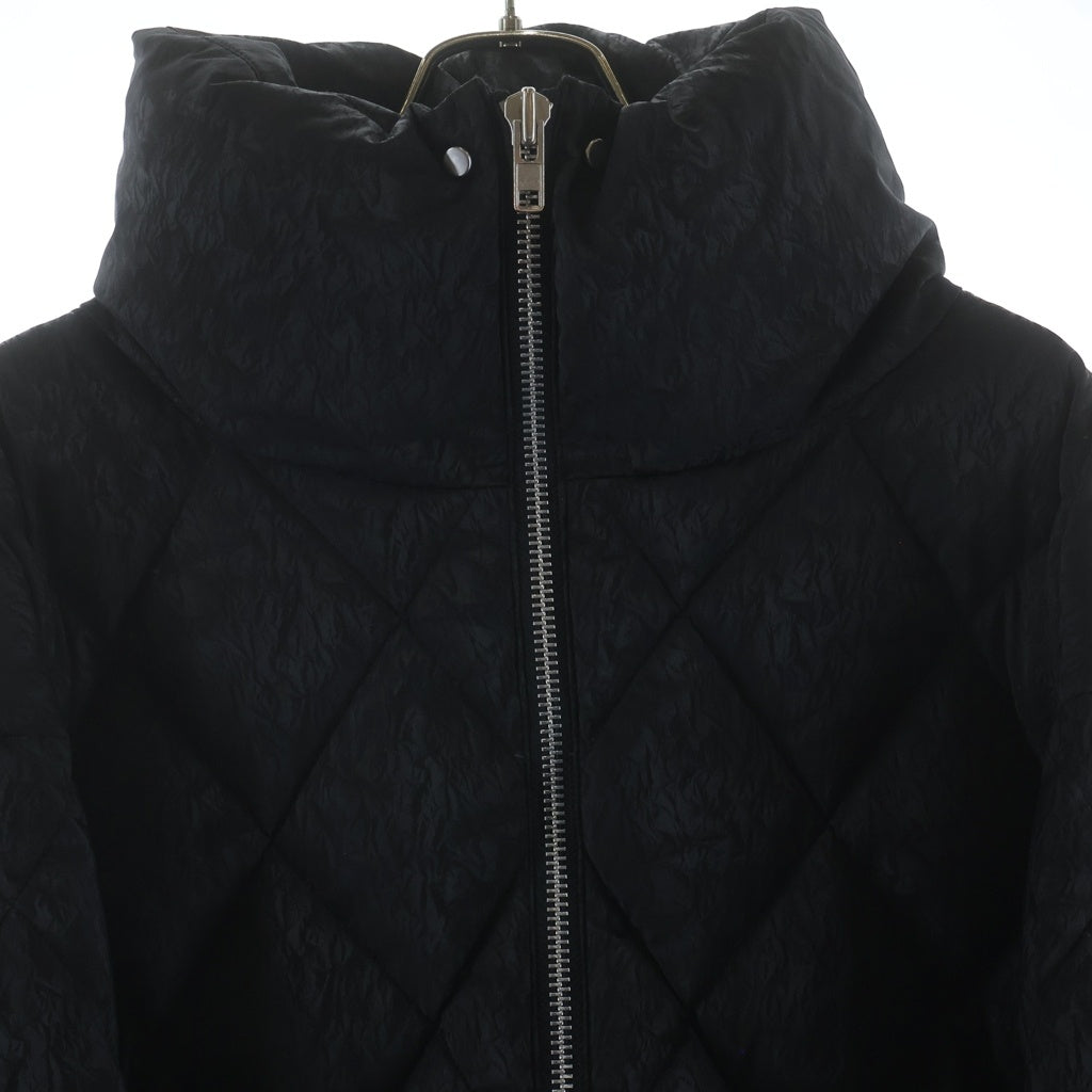 BREATH(ブレス) 25AW FAUX LEATHER SHINY QUILTING DOWN JACKET キルティング ダウンジャケット ブラック BR25AW-00019