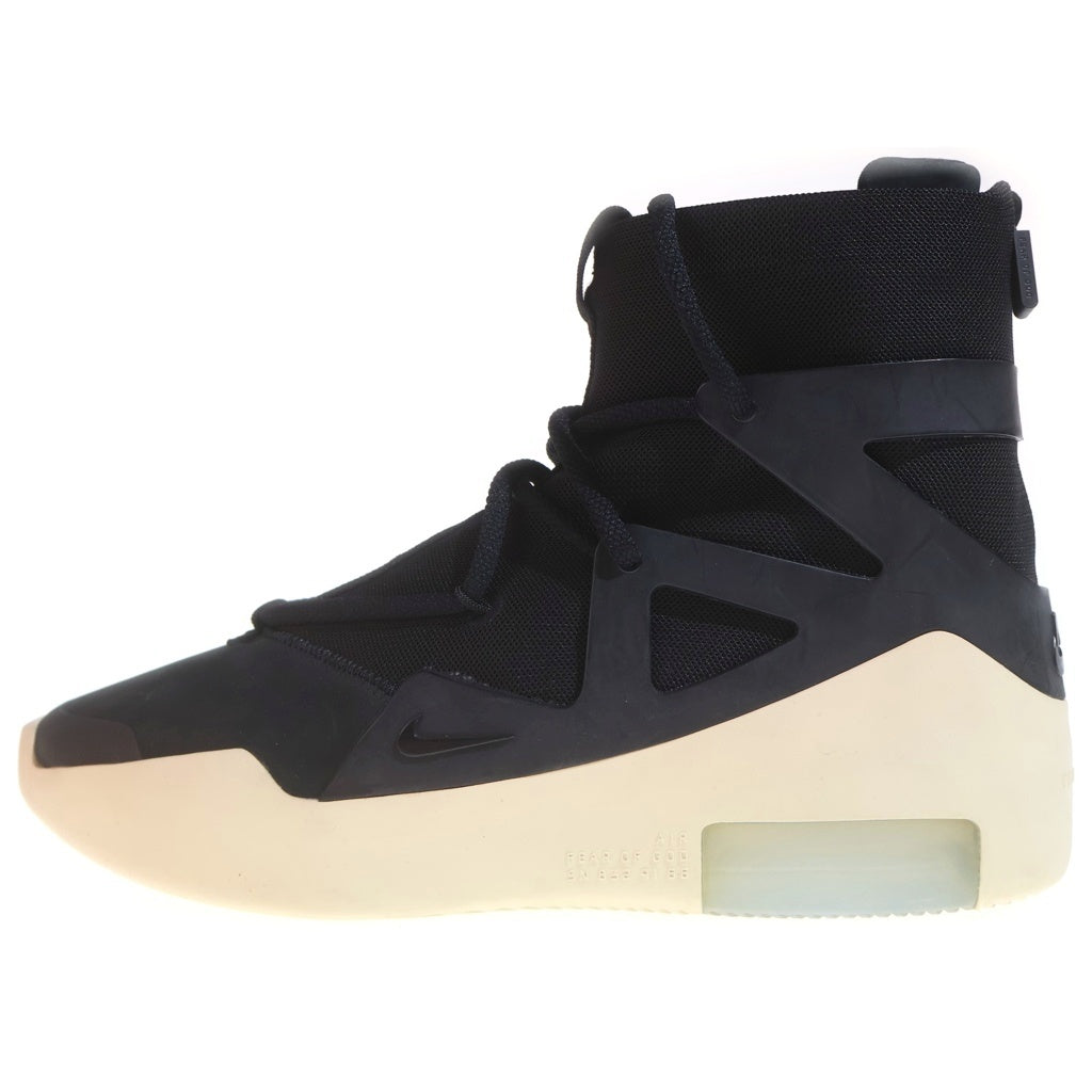 NIKE(ナイキ) ×FEAR OF GOD AIR FEAR OF GOD 1 ×フィアオブゴッド エア フィアオブゴッド 1 ハイカットスニーカー ブラック US8.5/26.5cm AR4237-001