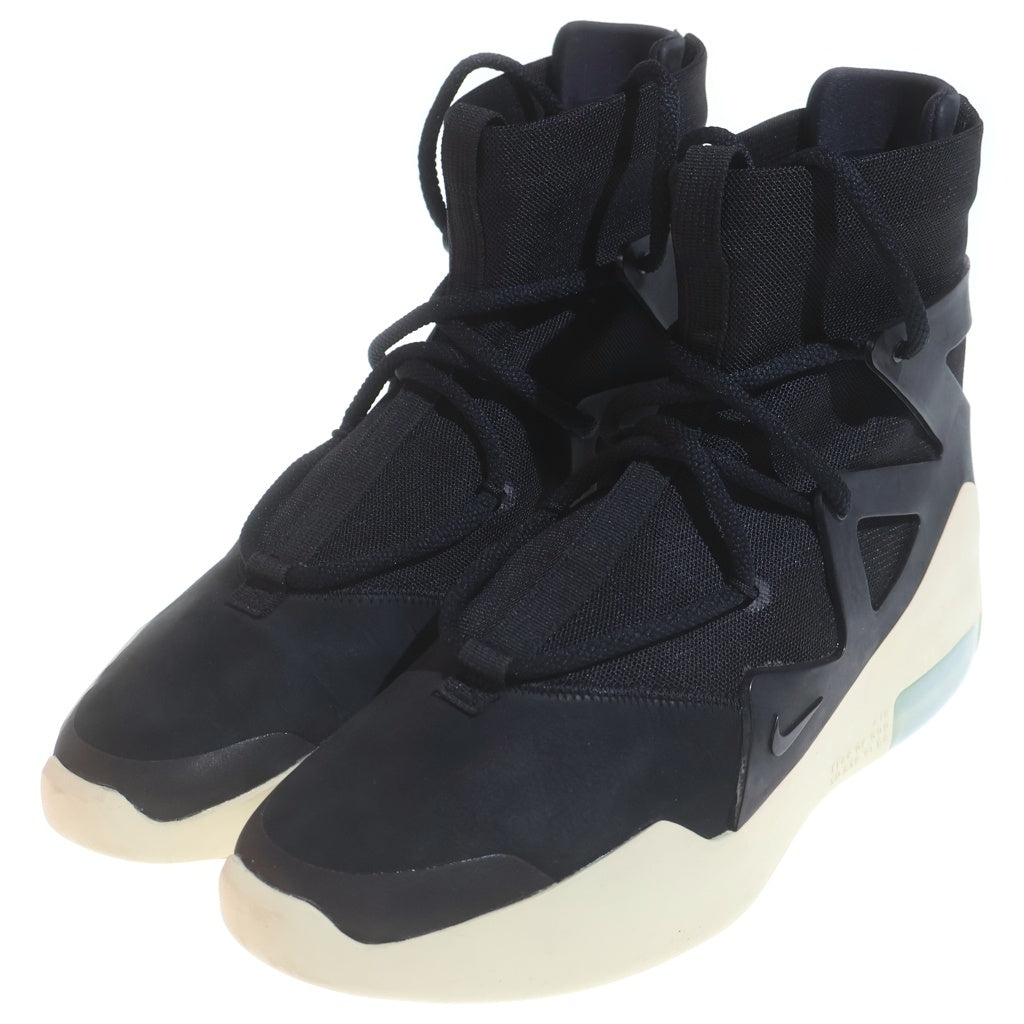 NIKE(ナイキ) ×FEAR OF GOD AIR FEAR OF GOD 1 ×フィアオブゴッド エア フィアオブゴッド 1 ハイカットスニーカー ブラック US8.5/26.5cm AR4237-001