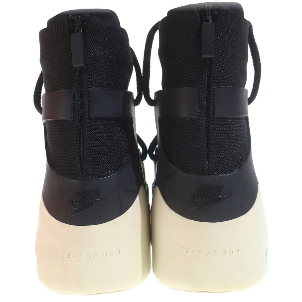 NIKE(ナイキ) ×FEAR OF GOD AIR FEAR OF GOD 1 ×フィアオブゴッド エア フィアオブゴッド 1 ハイカットスニーカー ブラック US8.5/26.5cm AR4237-001