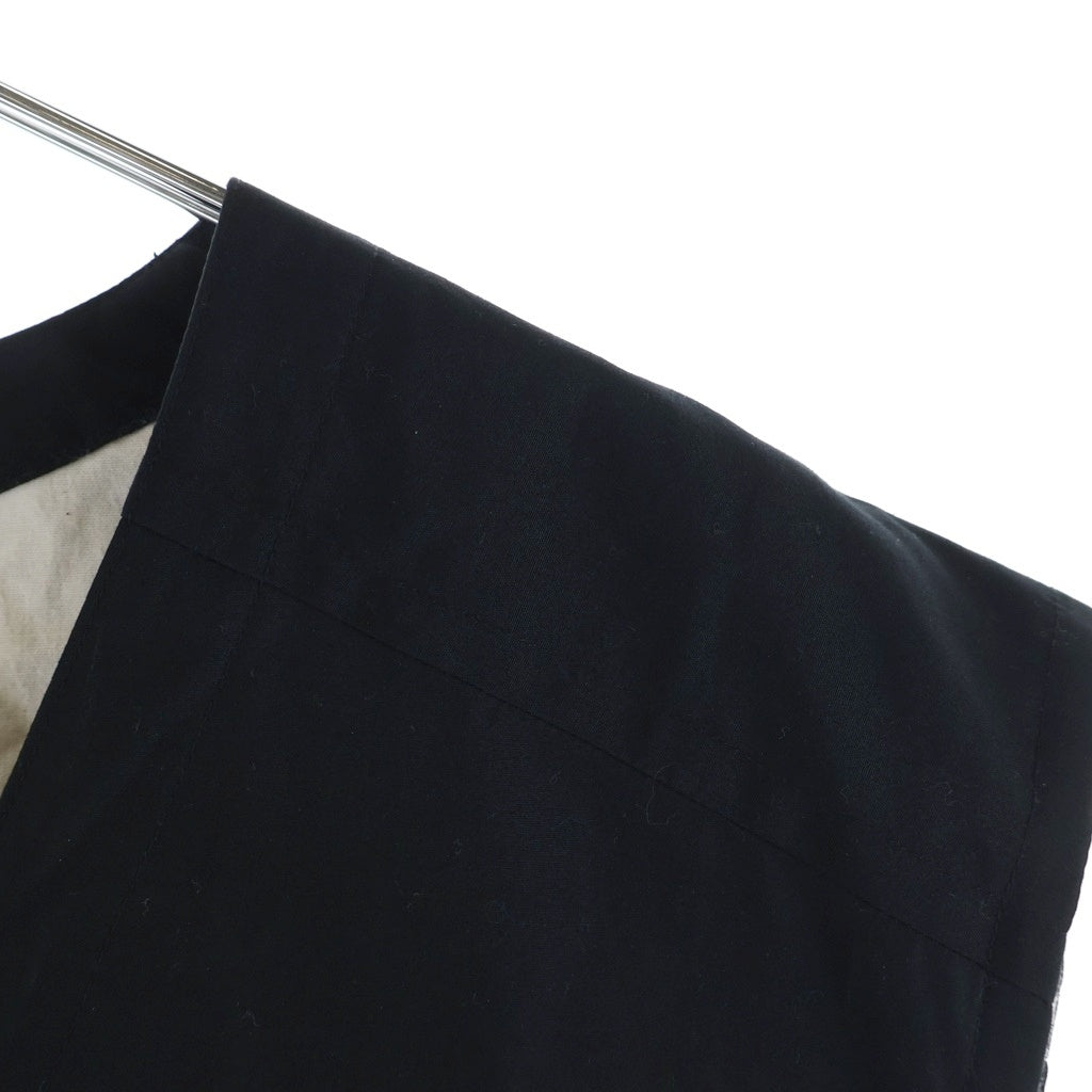 COMME des GARCONS SHIRT(コムデギャルソンシャツ) cotton poplin plain コットンポプリンサイドカットアウトベスト ブラック FM-V002