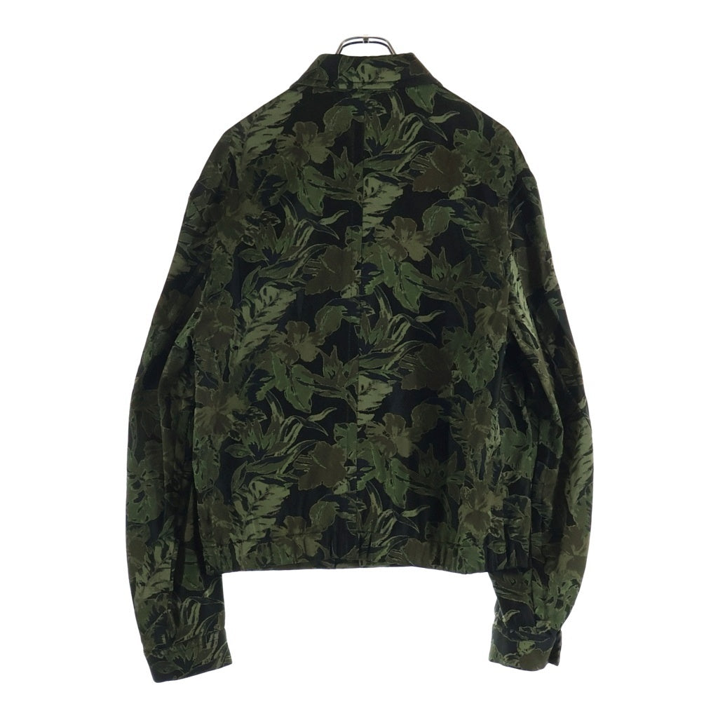 DRIES VAN NOTEN(ドリスヴァンノッテン) Floral Jacguard Jacket フローラル ジャガードジャケット グリーン