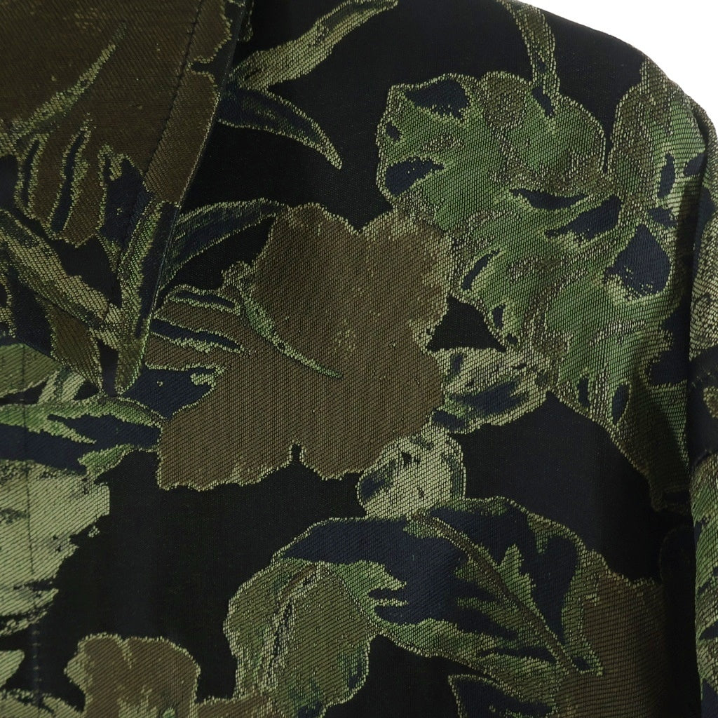 DRIES VAN NOTEN(ドリスヴァンノッテン) Floral Jacguard Jacket フローラル ジャガードジャケット グリーン